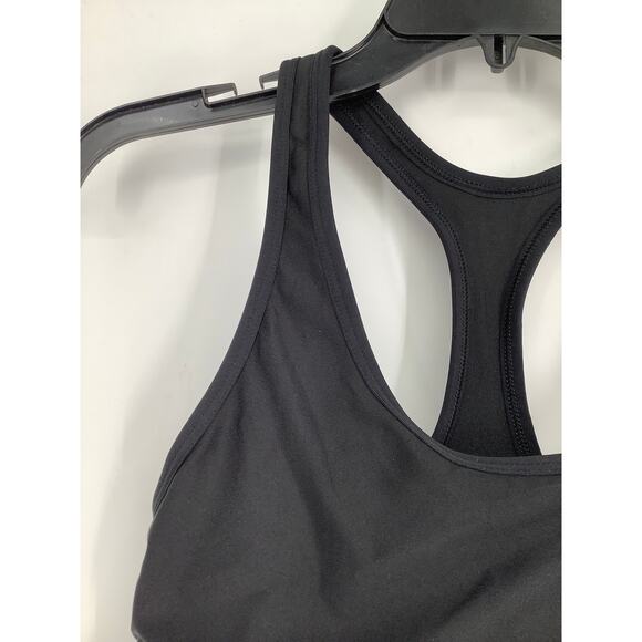 Hanes Sport Women's L Black Racerback Sports Bra Compression Athleisure H20-18 - Picture 4 of 6